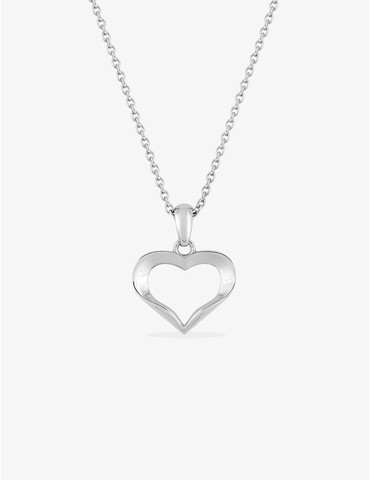 Collier cœur acier