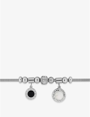 Bracelet acier breloques...