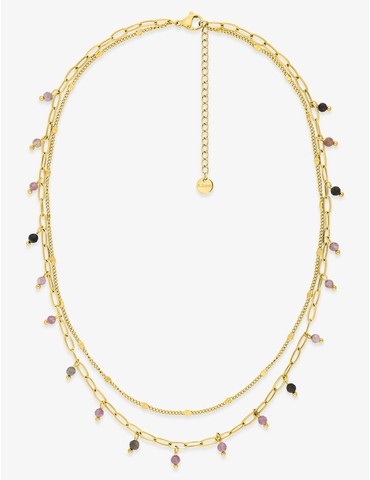 Collier en double chaîne en...