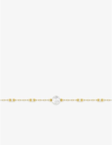 Bracelet acier doré avec...