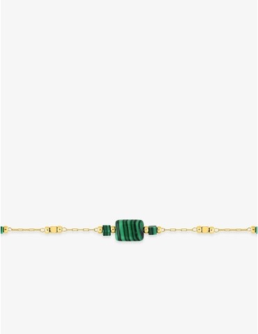 Bracelet acier doré avec...