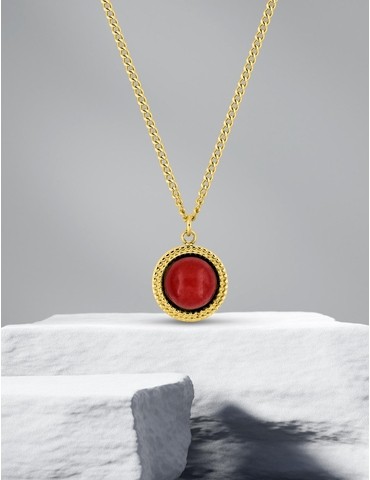Collier pendentif acier...
