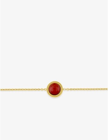 Bracelet en acier doré avec...