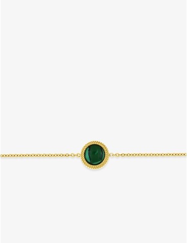 Bracelet en acier doré avec...