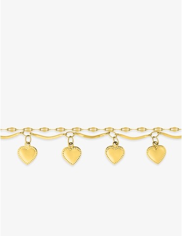 Bracelet double rangs en...