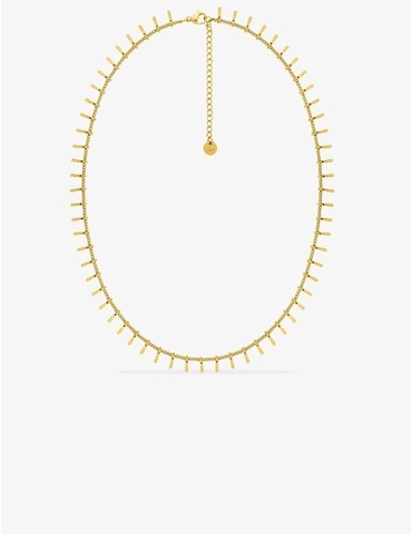 Collier fantaisie en acier...