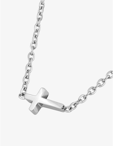 Collier acier chaîne forçat...