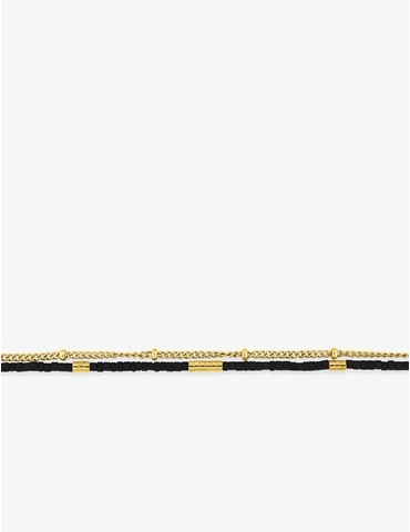 Bracelet double rang acier...