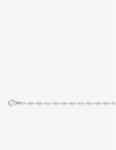 Collier maille fantaisie acier