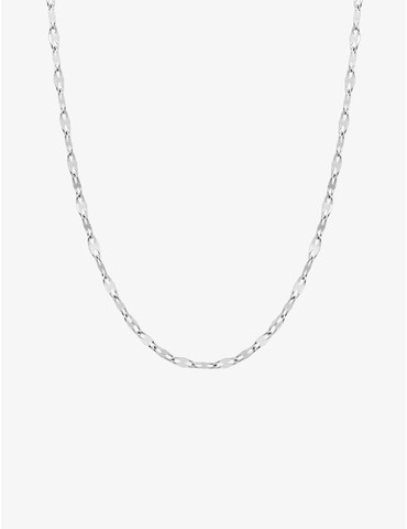 Collier maille fantaisie acier