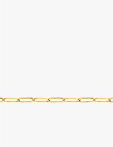 Bracelet en acier doré
