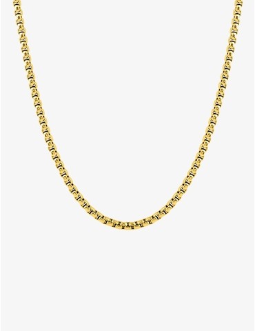 Collier en acier doré