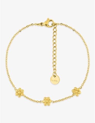 Bracelet acier doré...