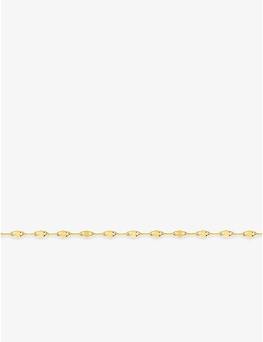 Bracelet acier doré maille...
