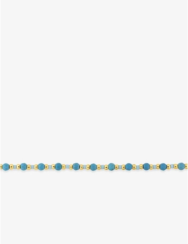 Bracelet en acier doré avec...