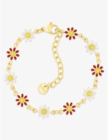 Bracelet acier doré avec...