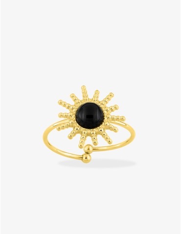 Bague ajustable plaqué or...