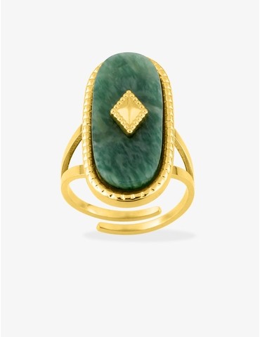 Bague ajustable en acier...