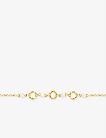 Bracelet acier doré et...