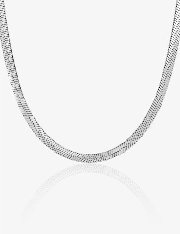 Collier acier chaîne maille...