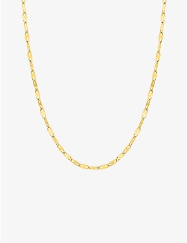Collier acier doré chaîne...
