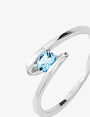 Bague solitaire fantaisie...