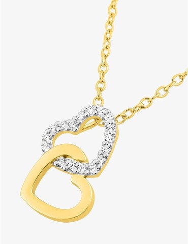Collier chaîne forçat cœur...