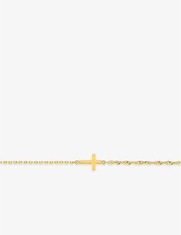 Bracelet chaîne forçat et...