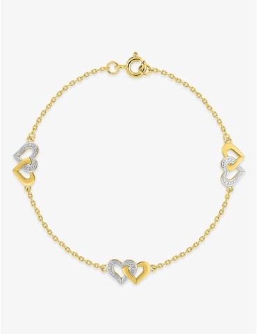 Bracelet motifs de cœurs...