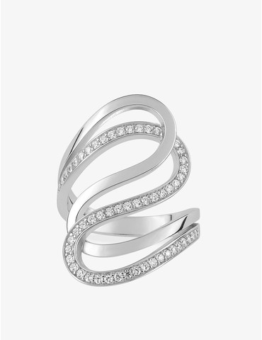 Bague en argent 925‰ rhodié...