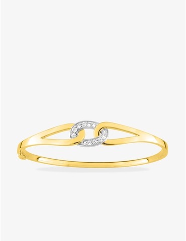 Bracelet jonc ouvrant et...