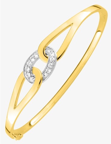 Bracelet jonc ouvrant et...