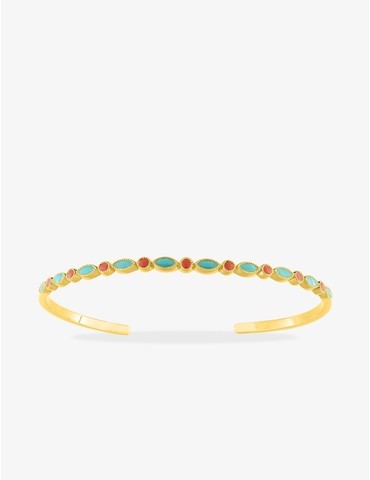 Bracelet jonc laqué et...