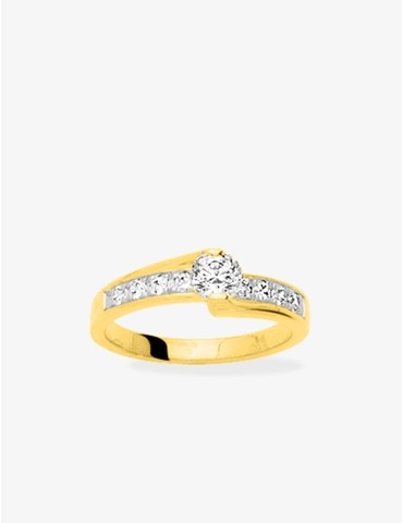 Bague fantaisie plaqué or...