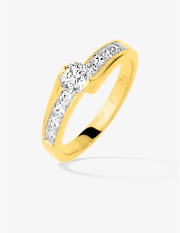 Bague fantaisie plaqué or...