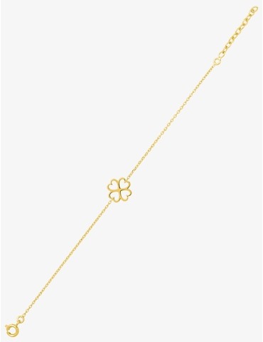 Bracelet cœur trèfle en...