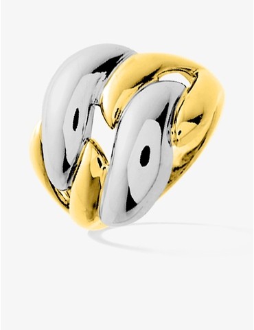 Bague maillons larges...
