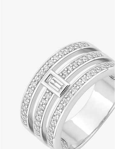 Bague triple anneau argent...