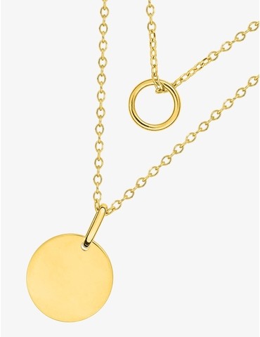 Collier plaqué or avec...