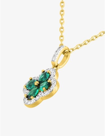 Collier plaqué or avec...