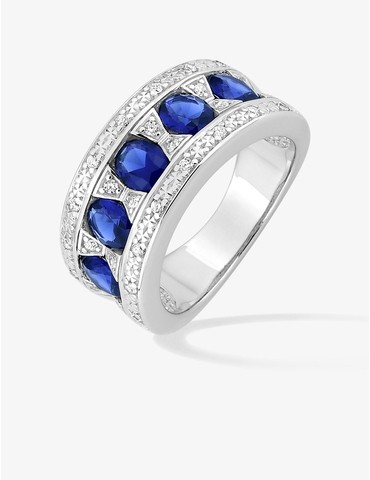 Bague en argent 925 ‰...