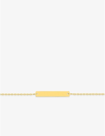 Bracelet plaqué or avec...