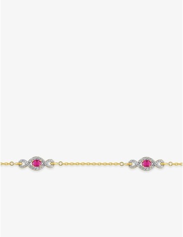 Bracelet plaqué or avec...
