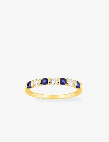 Bague plaquée or avec...