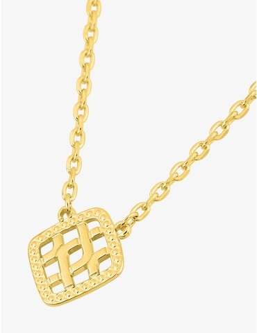 Collier plaqué or pendentif...