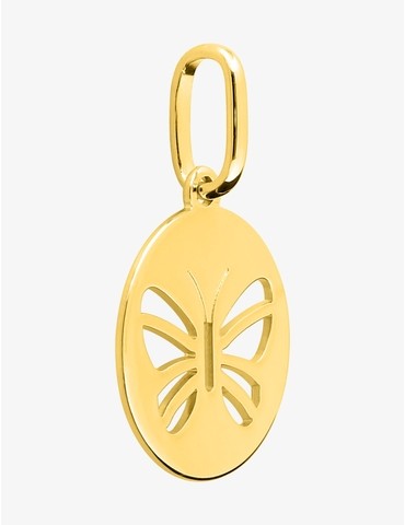 Pendentif plaqué or jaune,...