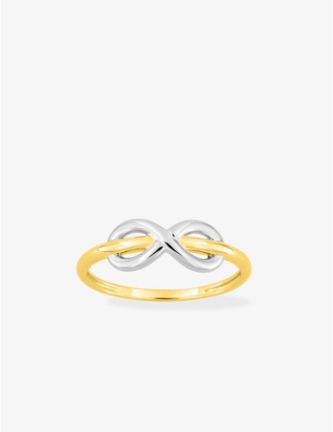 Bague en plaqué or et...
