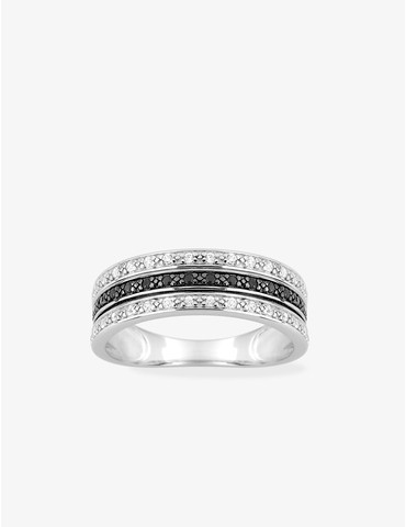 Bague argent 925 ‰ rhodié...