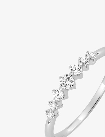 Bague argent 925 ‰ rhodié...