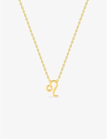 Collier zodiaque Lion en...